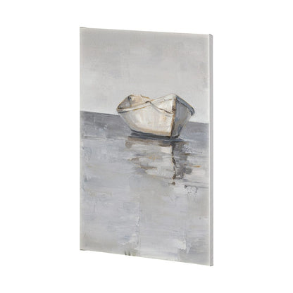 Mercana - Boat on the Horizon I by Ethan Harper a Hand Embellished Textured Canvas - 101845-L view 2