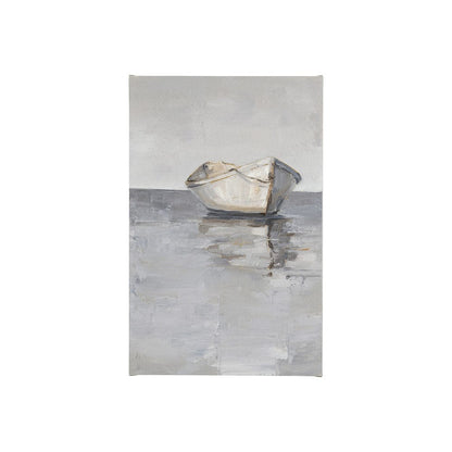 Mercana - Boat on the Horizon I by Ethan Harper a Hand Embellished Textured Canvas - 101845-S view 1