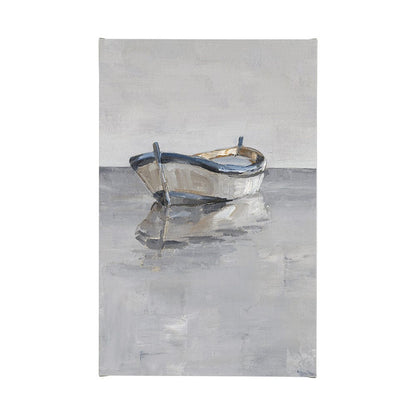Mercana - Boat on the Horizon II by Ethan Harper a Hand Embellished Textured Canvas - 101846-L view 1