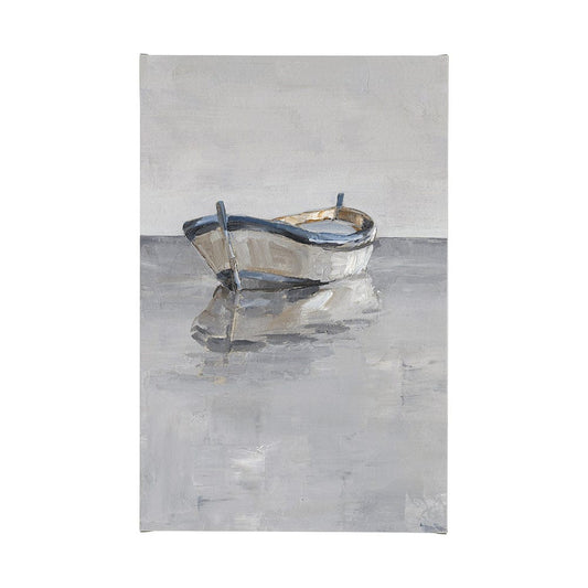 Mercana - Boat on the Horizon II by Ethan Harper a Hand Embellished Textured Canvas - 101846-L view 1