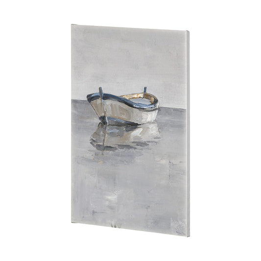 Mercana - Boat on the Horizon II by Ethan Harper a Hand Embellished Textured Canvas - 101846-L view 2
