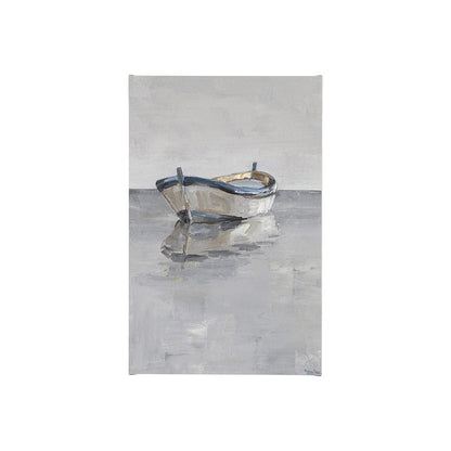Mercana - Boat on the Horizon II by Ethan Harper a Hand Embellished Textured Canvas - 101846-S view 1