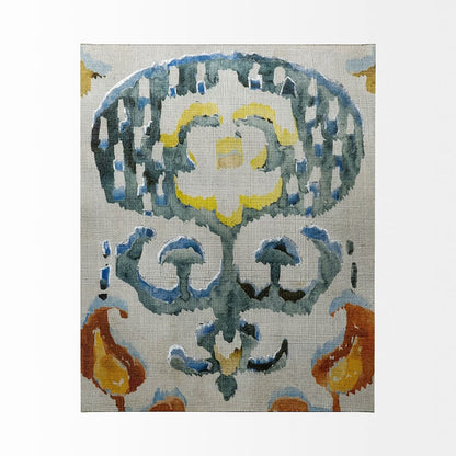 Mercana - Bohemian Ikat I by Chariklia Zarris a Hand Embellished Textured Canvas - 101433-L view 2