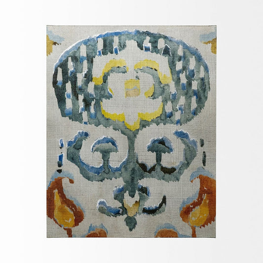 Mercana - Bohemian Ikat I by Chariklia Zarris a Hand Embellished Textured Canvas - 101433-L view 2
