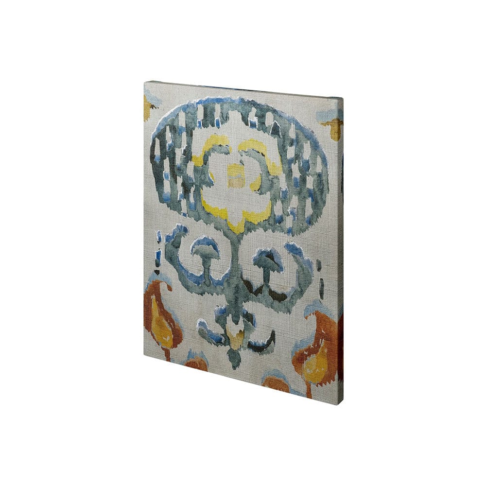 Mercana - Bohemian Ikat I by Chariklia Zarris a Hand Embellished Textured Canvas - 101433-S view 1