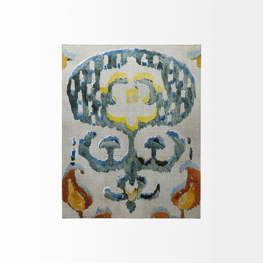 Mercana - Bohemian Ikat I by Chariklia Zarris a Hand Embellished Textured Canvas - 101433-S view 2