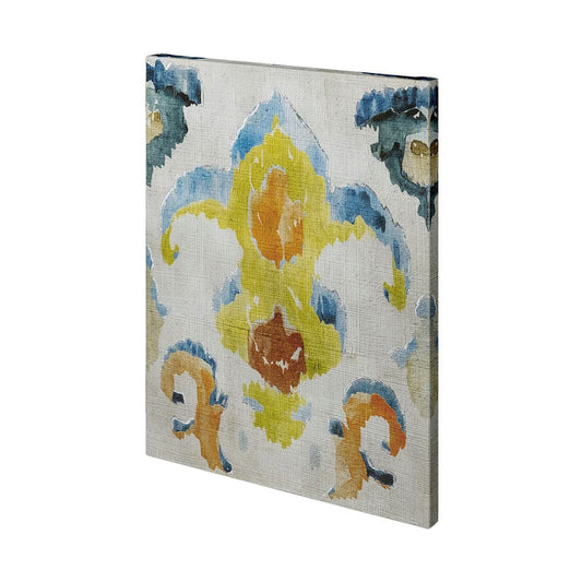 Mercana - Bohemian Ikat II by Chariklia Zarris a Hand Embellished Textured Canvas - 101434-L view 1