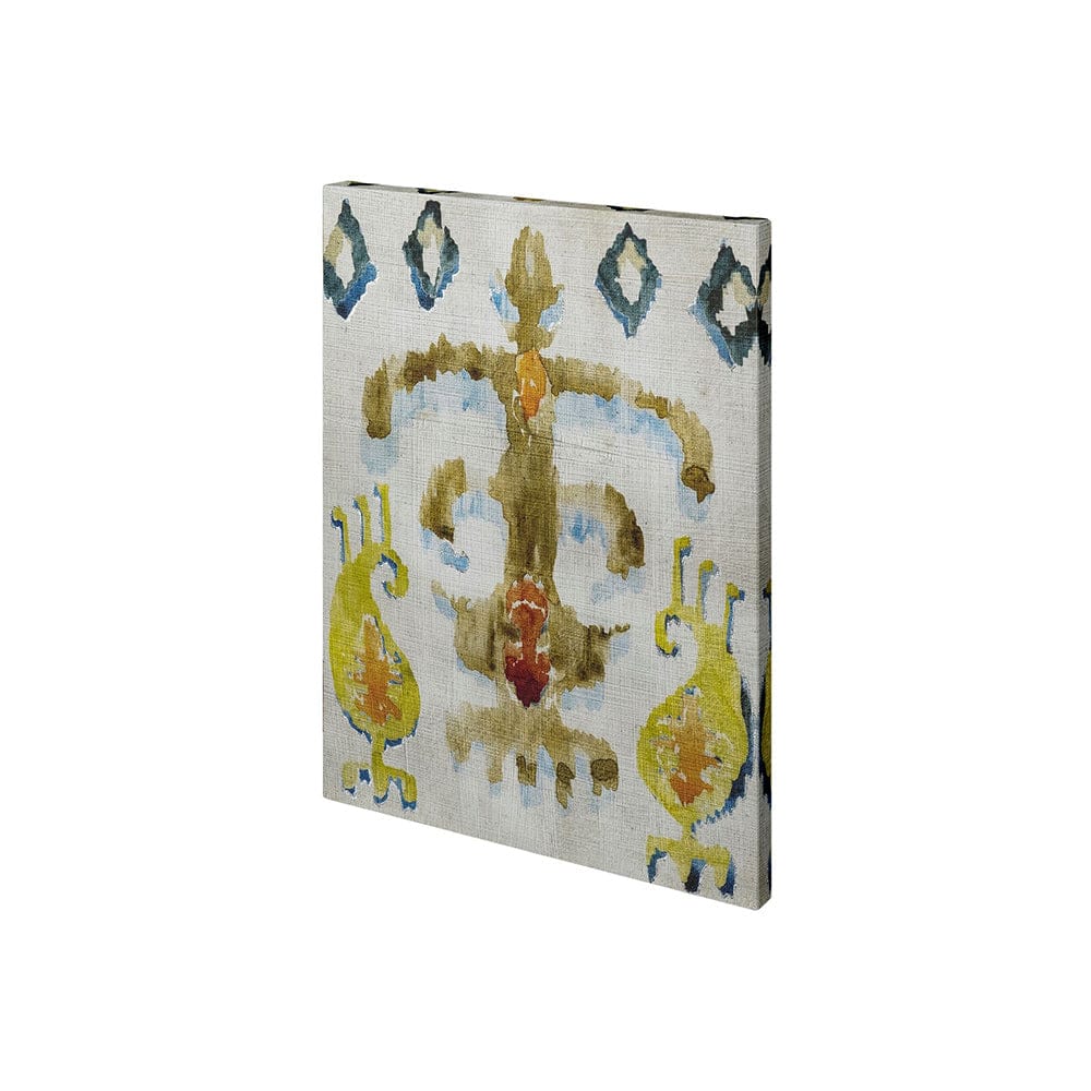 Mercana - Bohemian Ikat III by Chariklia Zarris a Hand Embellished Textured Canvas - 101460-S view 1
