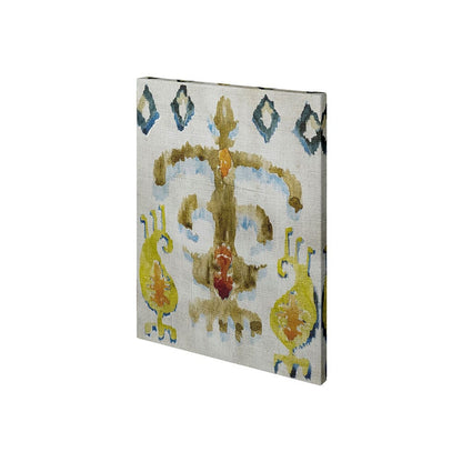 Mercana - Bohemian Ikat III by Chariklia Zarris a Hand Embellished Textured Canvas - 101460-S view 1