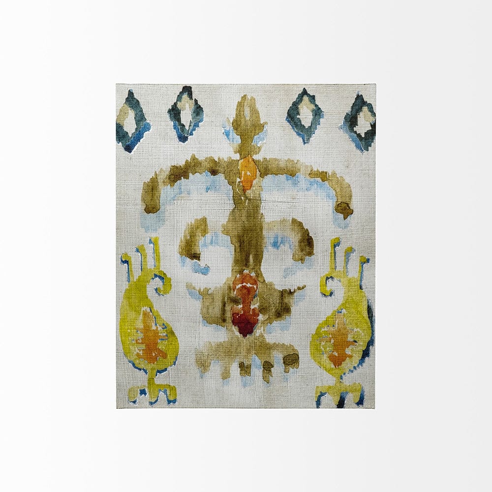 Mercana - Bohemian Ikat III by Chariklia Zarris a Hand Embellished Textured Canvas - 101460-S view 2