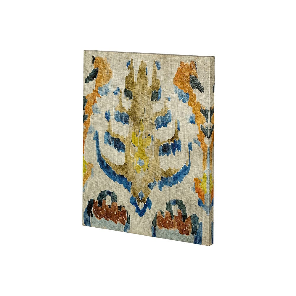 Mercana - Bohemian Ikat IV by Chariklia Zarris a Hand Embellished Textured Canvas - 101435-S view 1