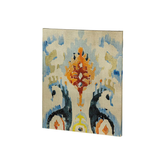 Mercana - Bohemian Ikat V by Chariklia Zarris a Hand Embellished Textured Canvas - 101436-S view 1