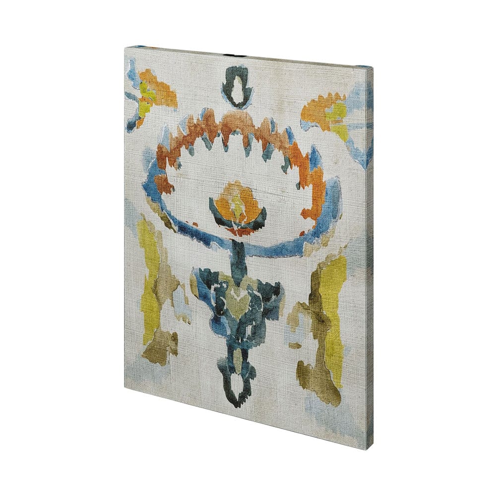 Mercana - Bohemian Ikat VI by Chariklia Zarris a Hand Embellished Textured Canvas - 101437-L view 1