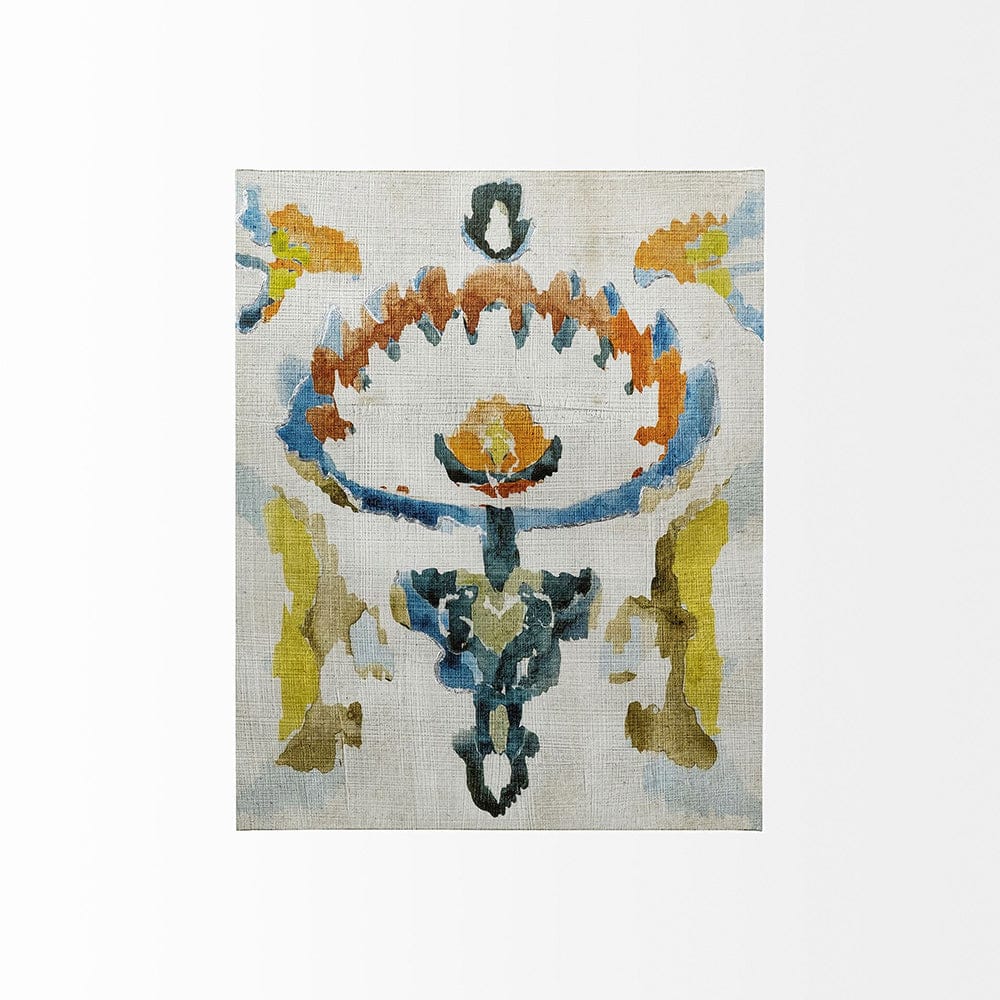 Mercana - Bohemian Ikat VI by Chariklia Zarris a Hand Embellished Textured Canvas - 101437-S view 2