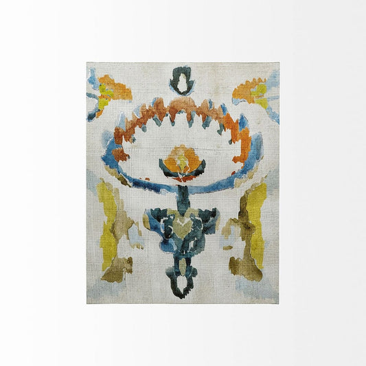 Mercana - Bohemian Ikat VI by Chariklia Zarris a Hand Embellished Textured Canvas - 101437-S view 2