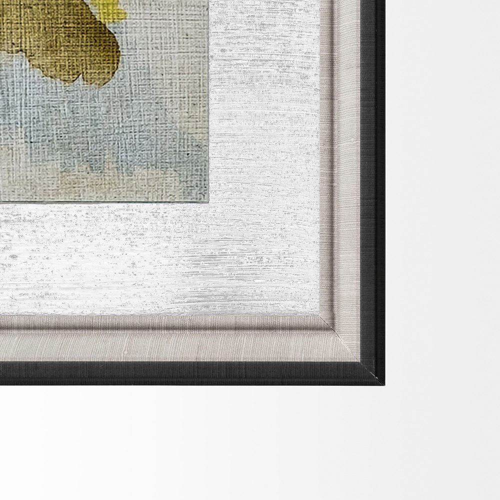 Mercana - Bohemian Ikat VI by Chariklia Zarris a Hand Embellished Textured Framed Art Print Matted under Glass - 12921 view 3