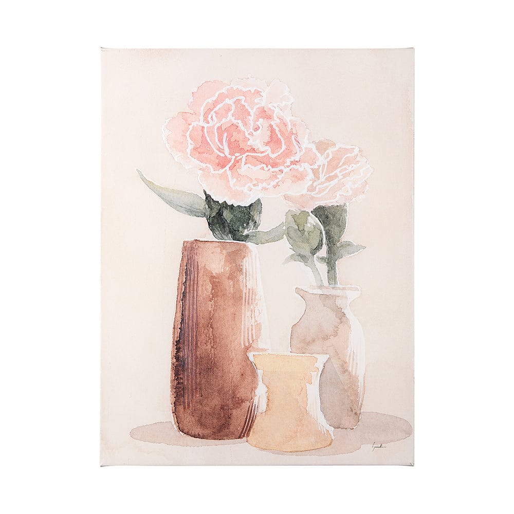 Mercana - Boho Flowers I by Gabrielle Crawford a Hand Embellished Textured Canvas - 102036-L view 1