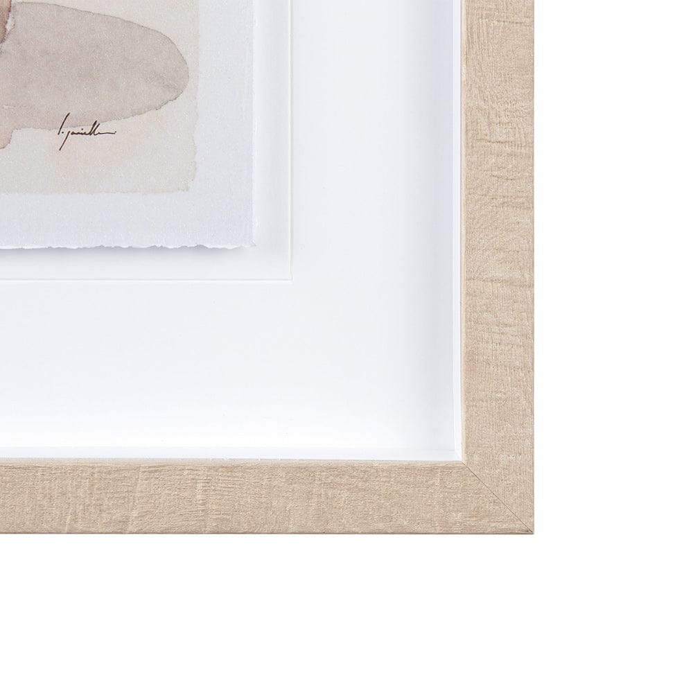 Mercana - Boho Flowers I by Mercana Studio a Hand Embellished Textured Framed Art Print Matted under Glass - 14024 view 3
