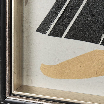 Mercana - Bold People - Ellis by Mercana Studio Hand Embellished Textured Framed Art Print Matted under Glass - 14780 view 5
