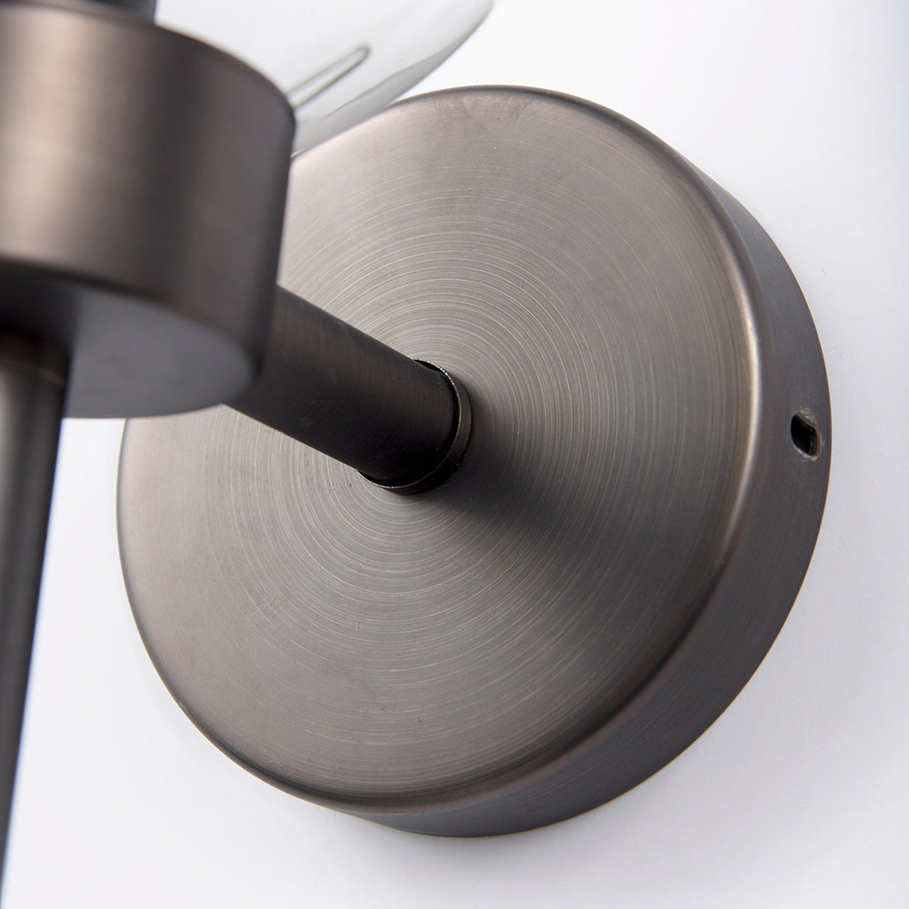 Mercana - Boltern II 6x12 Black Toned Glass Globe Wall Sconce - 65360_CLOSEOUT view 4