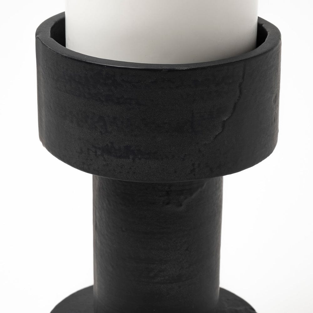Mercana - Bolton I 3.9L x 3.9W x 10.6H Black Metal Table Candle Holders - 69161 view 4
