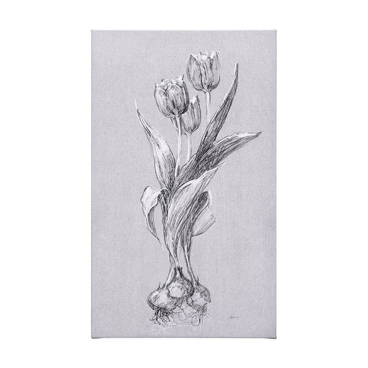 Mercana - Botanical sketches I Grey by Mercana Studio a Hand Embellished Textured Canvas - 102371-L view 1