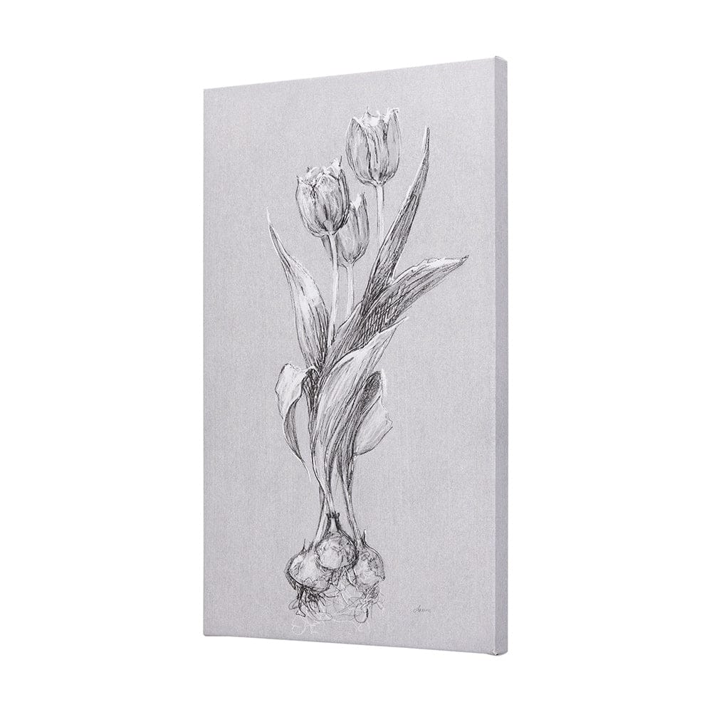 Mercana - Botanical sketches I Grey by Mercana Studio a Hand Embellished Textured Canvas - 102371-L view 2
