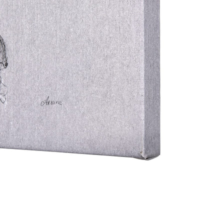 Mercana - Botanical sketches I Grey by Mercana Studio a Hand Embellished Textured Canvas - 102371-L view 5