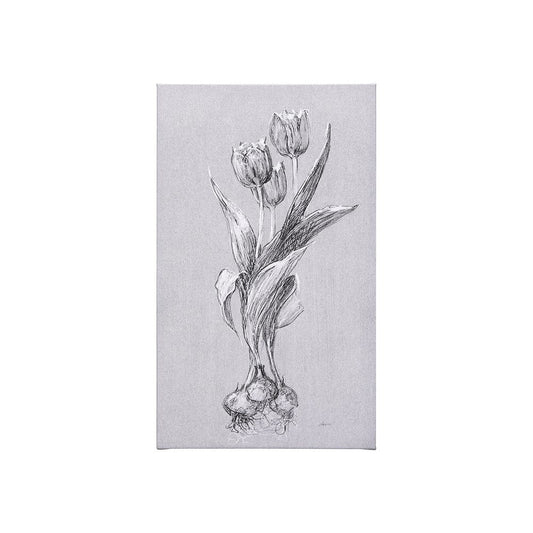 Mercana - Botanical sketches I Grey by Mercana Studio a Hand Embellished Textured Canvas - 102371-S view 1