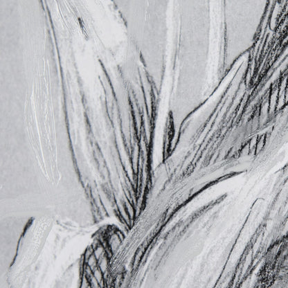 Mercana - Botanical sketches I Grey by Mercana Studio Hand Embellished Framed Art Print Matted under Glass - 14592 view 7
