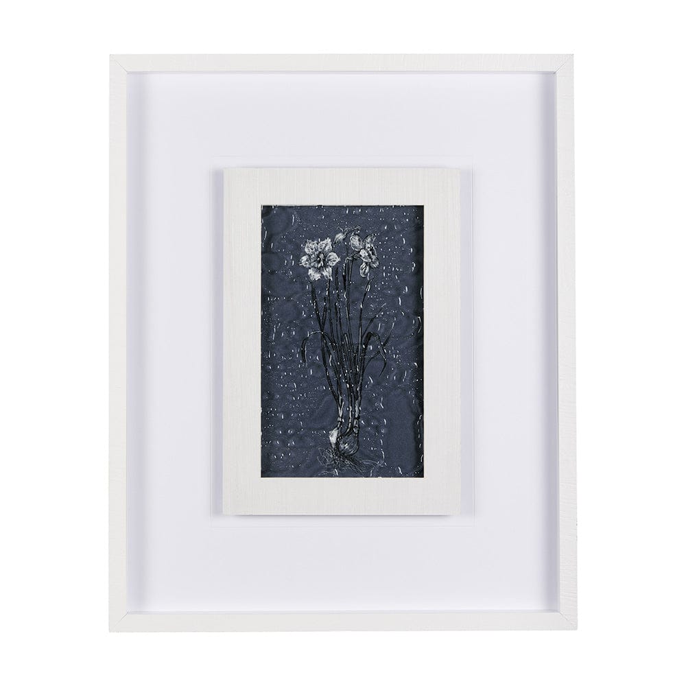 Mercana - Botanical sketches II Blue by Mercana Studio Hand Embellished Framed Art Print Matted under Glass - 14570 view 1