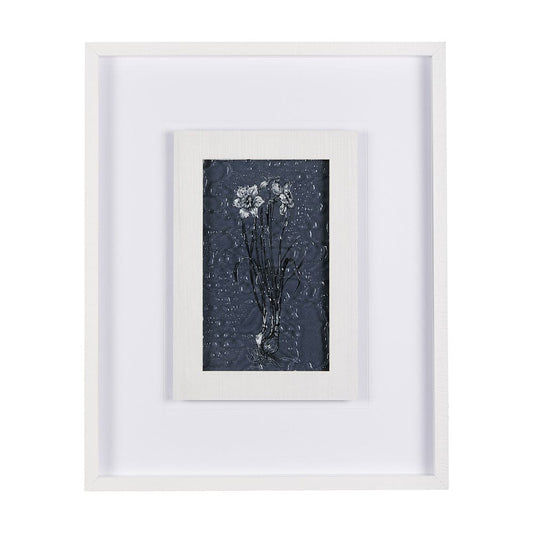 Mercana - Botanical sketches II Blue by Mercana Studio Hand Embellished Framed Art Print Matted under Glass - 14570 view 1