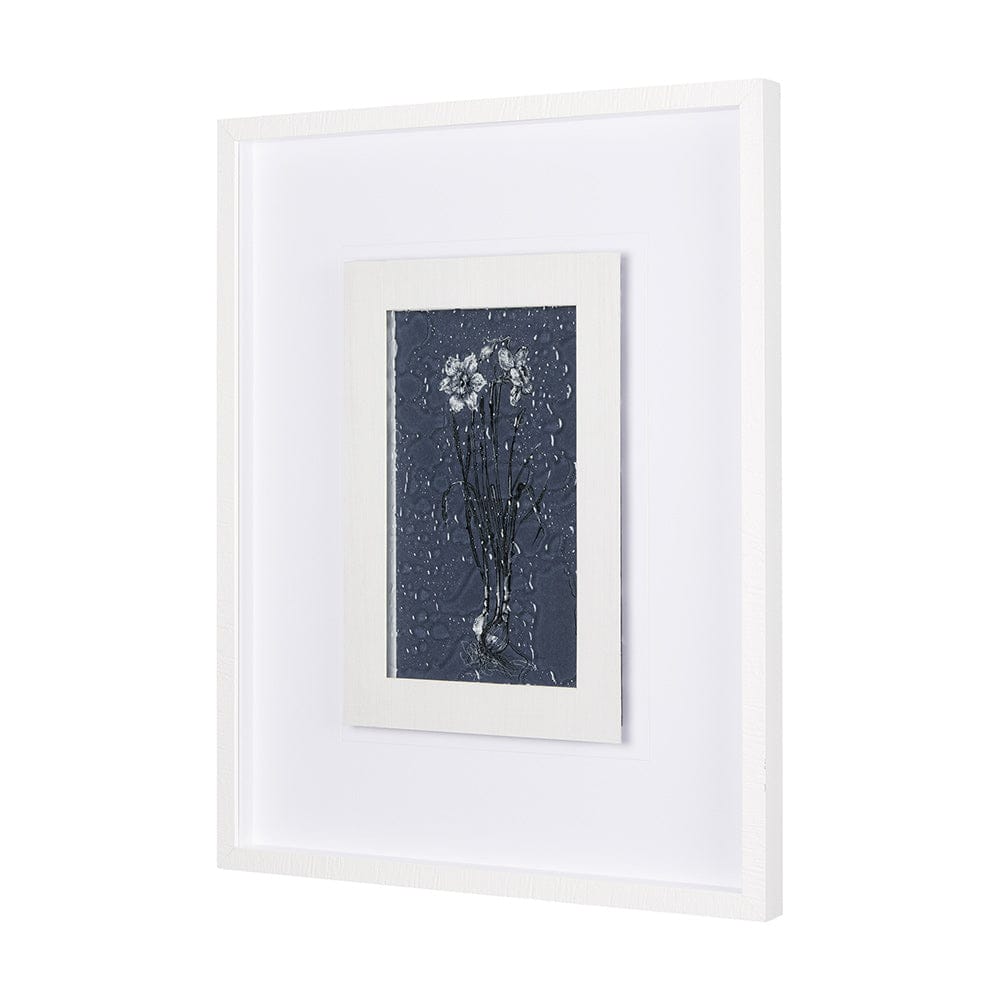 Mercana - Botanical sketches II Blue by Mercana Studio Hand Embellished Framed Art Print Matted under Glass - 14570 view 2