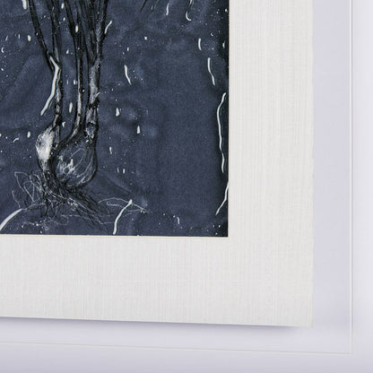 Mercana - Botanical sketches II Blue by Mercana Studio Hand Embellished Framed Art Print Matted under Glass - 14570 view 6