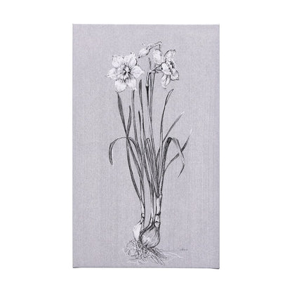Mercana - Botanical sketches II Grey by Mercana Studio a Hand Embellished Textured Canvas - 102372-L view 1
