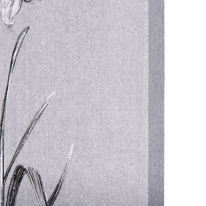 Mercana - Botanical sketches II Grey by Mercana Studio a Hand Embellished Textured Canvas - 102372-L view 4