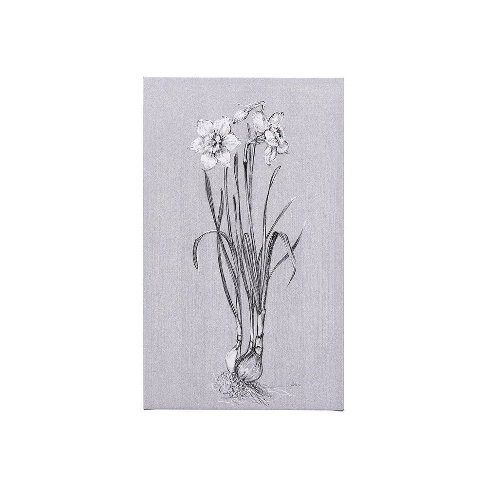 Mercana - Botanical sketches II Grey by Mercana Studio a Hand Embellished Textured Canvas - 102372-S view 1