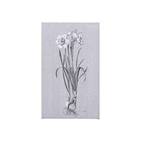 Mercana - Botanical sketches II Grey by Mercana Studio a Hand Embellished Textured Canvas - 102372-S view 1
