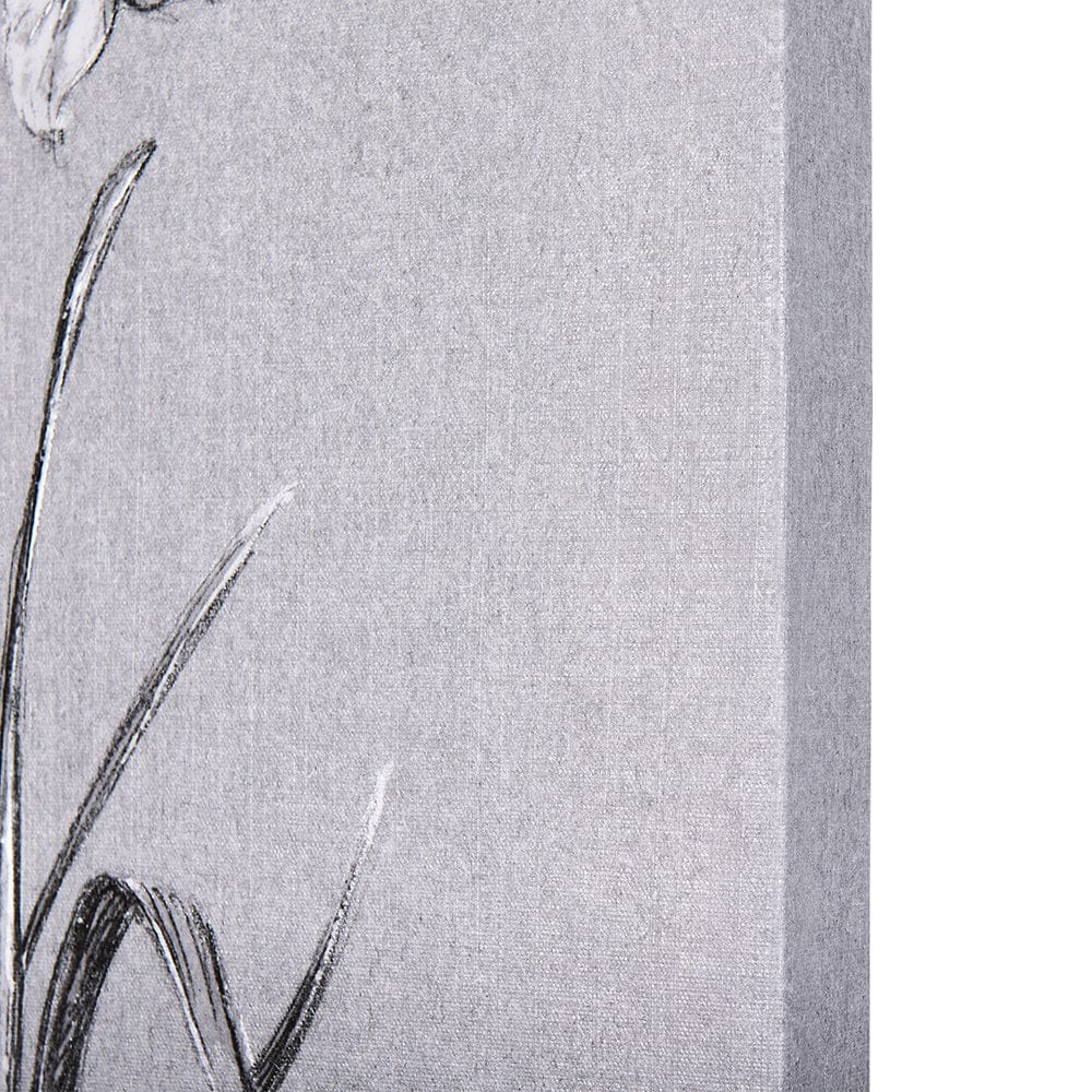 Mercana - Botanical sketches II Grey by Mercana Studio a Hand Embellished Textured Canvas - 102372-S view 4