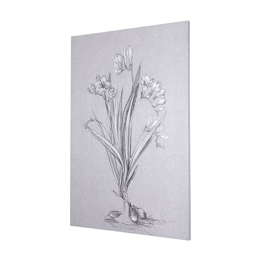 Mercana - Botanical sketches III Grey by Mercana Studio a Hand Embellished Textured Canvas - 102373-L view 2