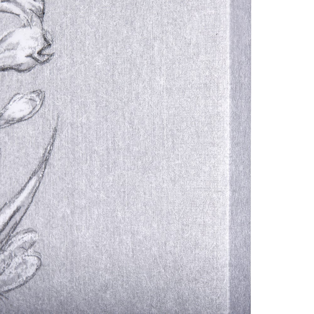 Mercana - Botanical sketches III Grey by Mercana Studio a Hand Embellished Textured Canvas - 102373-S view 4