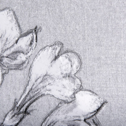 Mercana - Botanical sketches III Grey by Mercana Studio a Hand Embellished Textured Canvas - 102373-S view 7