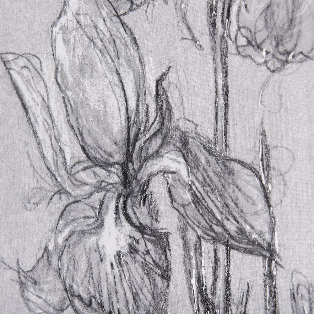 Mercana - Botanical sketches IV Grey by Mercana Studio a Hand Embellished Textured Canvas - 102374-L view 7