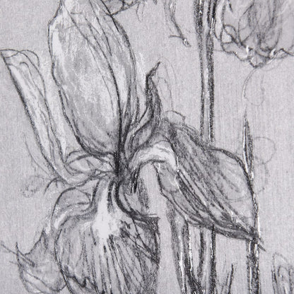 Mercana - Botanical sketches IV Grey by Mercana Studio a Hand Embellished Textured Canvas - 102374-L view 7