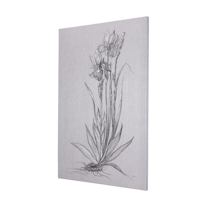 Mercana - Botanical sketches IV Grey by Mercana Studio a Hand Embellished Textured Canvas - 102374-S view 2