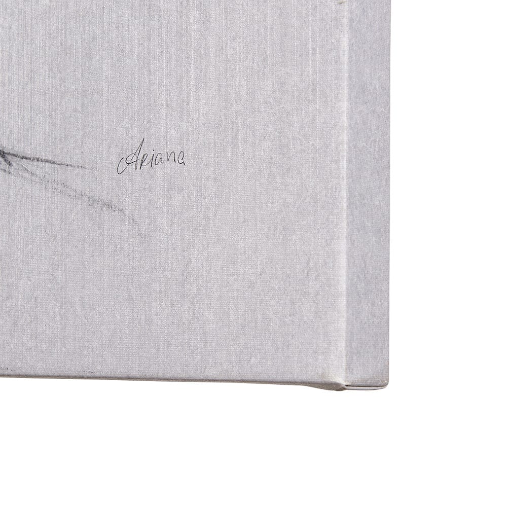 Mercana - Botanical sketches IV Grey by Mercana Studio a Hand Embellished Textured Canvas - 102374-S view 5