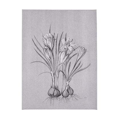 Mercana - Botanical sketches V Grey by Mercana Studio a Hand Embellished Textured Canvas - 102375-L view 1