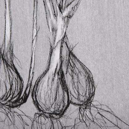 Mercana - Botanical sketches V Grey by Mercana Studio a Hand Embellished Textured Canvas - 102375-L view 6