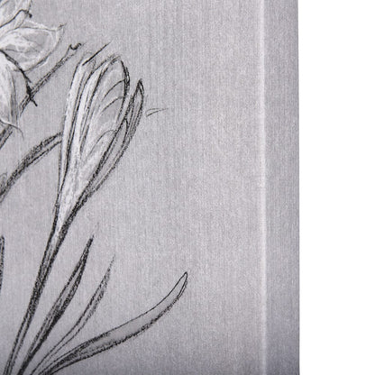 Mercana - Botanical sketches V Grey by Mercana Studio a Hand Embellished Textured Canvas - 102375-S view 4