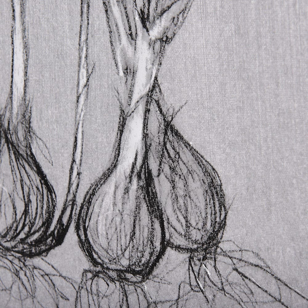 Mercana - Botanical sketches V Grey by Mercana Studio a Hand Embellished Textured Canvas - 102375-S view 6